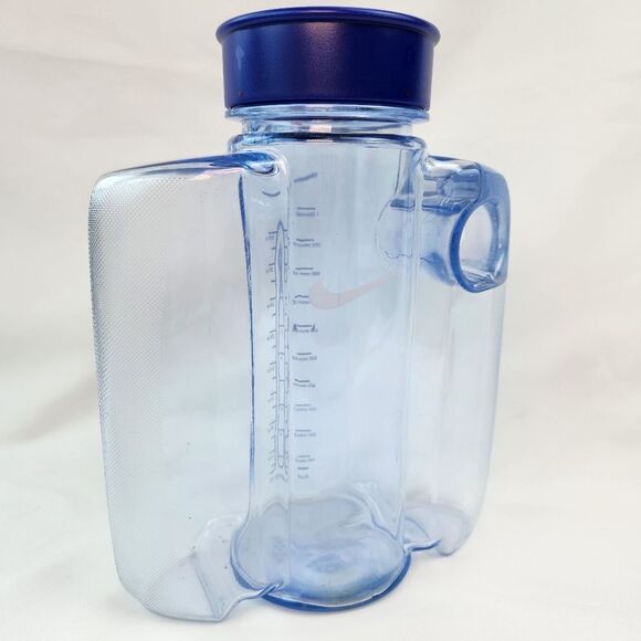 ☕️RARE Nike Clear & Blue Hydra-Ware 20oz Water Bottle - Picture 3 of 12